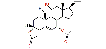 Pregna-5,20-diene-3a,7a,11a-triol 3a,7a-diacetate